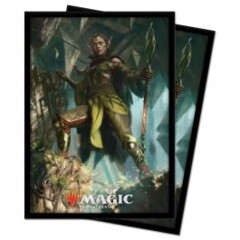 Ultra Pro Zendikar Rising Standard-Size Sleeves - Nissa of Shadowed Boughs (100ct)